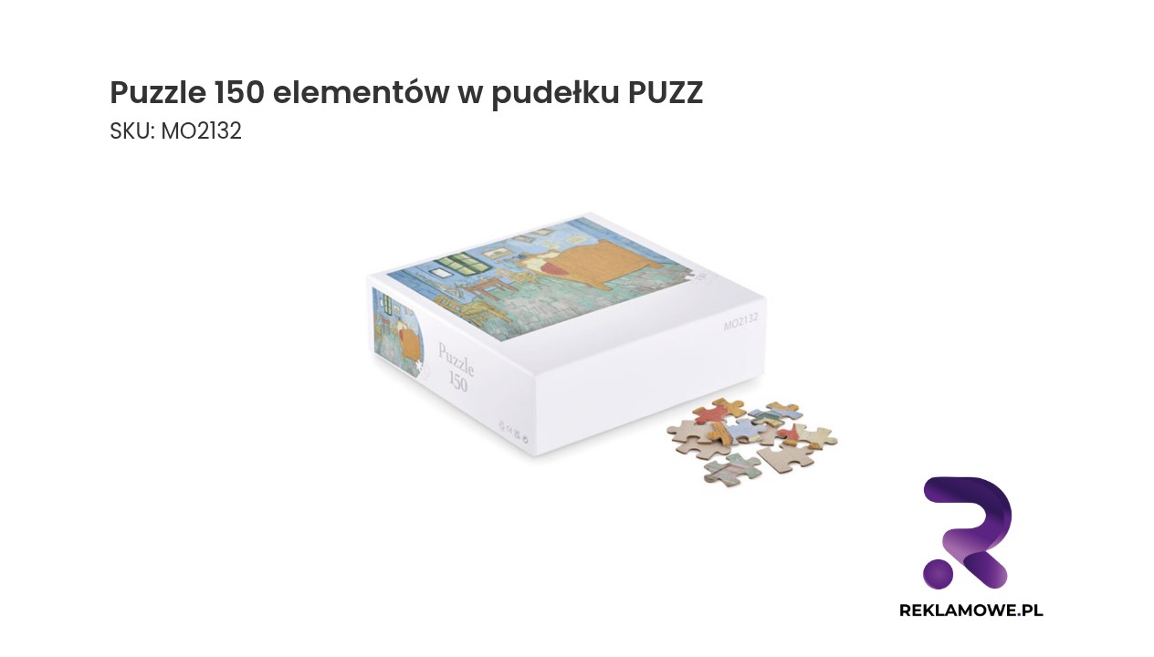 Puzzle 150 elementów w pudełku marki PUZZ