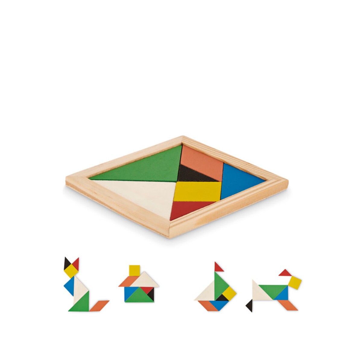 Drewniane puzzle Tangram TANGRAM mo6693-40