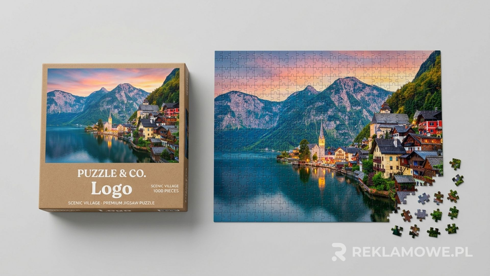 Puzzle reklamowe wspierające lokalny biznes